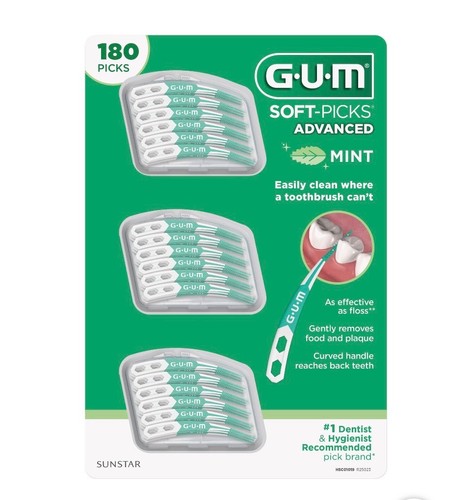 Gum soft picks advanced - advanced, mint